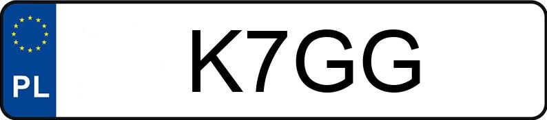 Numer rejestracyjny K7GG posiada NISSAN 200 SX 2.0 Kat. Turbo Numer rejestracyjny K7GG posiada NISSAN 200 SX 2.0 Kat. Turbo