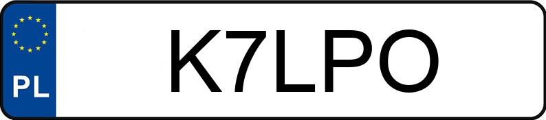 Die Registrierungsnummer K7LPO hat AUDI A6 2.0 TFSI MR`15 E6 4G S tronic