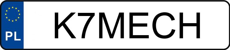 Numer rejestracyjny K7MECH posiada MERCEDES-BENZ E 250 MR`16 E6 213 E 250 MR`16 E6 213