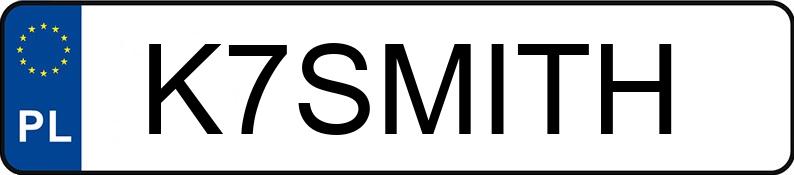 Numer rejestracyjny K7SMITH posiada RENAULT Clio III 2.0 MR`05 E4 Sport