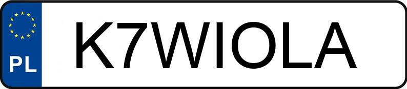 Numer rejestracyjny K7WIOLA posiada MERCEDES-BENZ GLE 400 d MR`18 E6d V167 4Matic