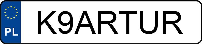 Numer rejestracyjny K9ARTUR posiada LEXUS IS 250 MR`13 E5 F Impression