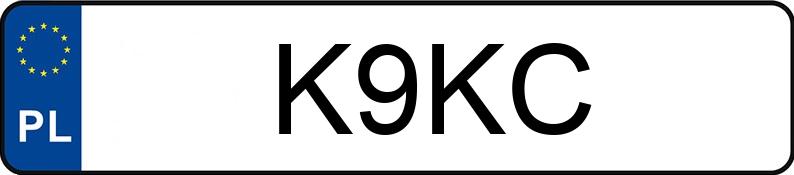 Numer rejestracyjny K9KC posiada DODGE Grand Caravan 3.6 Kat. MR`11 SXT Aut.