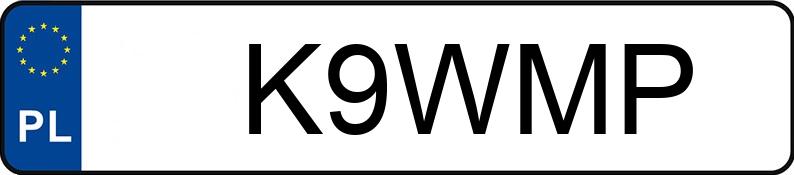 Numer rejestracyjny K9WMP posiada PEUGEOT 408 F
