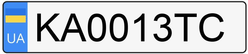 Numer rejestracyjny KA0013TC posiada Porsche 911