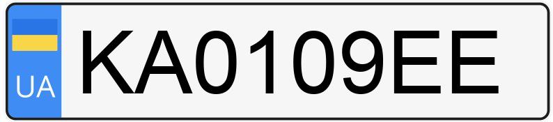 Numer rejestracyjny KA0109EE posiada BMW 740I