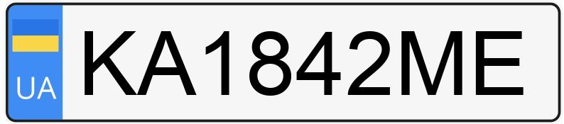 Numer rejestracyjny KA1842ME posiada BMW 328i