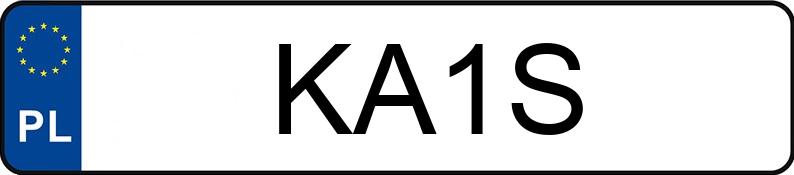 Numer rejestracyjny KA 1S posiada AUDI A4 - KA1S Numer rejestracyjny KA 1S posiada AUDI A4 - KA1S
