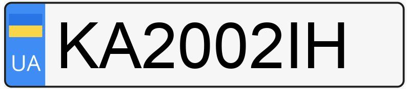 O número de registro KA2002IH tem Mercedes-Benz CLA 250