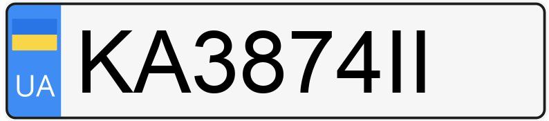 Numer rejestracyjny KA3874II posiada BMW 