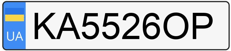 Numer rejestracyjny KA5526OP posiada BMW - ?? ????????? -