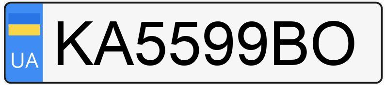 Numer rejestracyjny KA5599BO posiada Porsche 