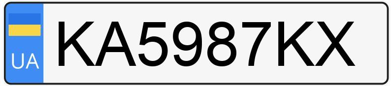 Numer rejestracyjny KA5987KX posiada Porsche Cayenne