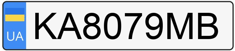 Numer rejestracyjny KA8079MB posiada BMW M3