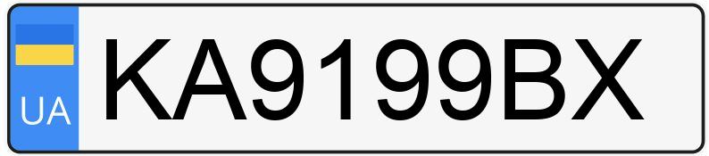 Numer rejestracyjny KA9199BX posiada BMW 740I