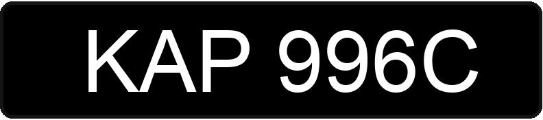 Registreringsnummeret KAP 996C har FIAT Uno 40 Kat. MR`90 Uno 40 Kat. MR`90 - KAP996C