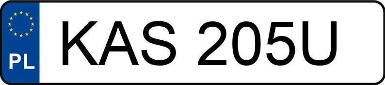 Numer rejestracyjny KAS 205U posiada FSO POLONEZ - KAS205U
