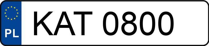 Numer rejestracyjny KAT 0800 posiada VOLKSWAGEN Passat 1.6 TD CL - KAT0800