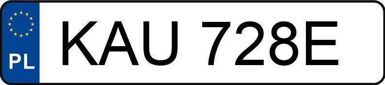 Numer rejestracyjny KAU 728E posiada HONDA CIVIC 1.4 - KAU728E