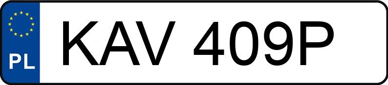 Numer rejestracyjny KAV 409P posiada FIAT Cinquecento 0.7 Kat. Young - KAV409P