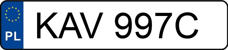 Numer rejestracyjny KAV 997C posiada FIAT Punto 55 Kat. S - KAV997C Numer rejestracyjny KAV 997C posiada FIAT Punto 55 Kat. S - KAV997C