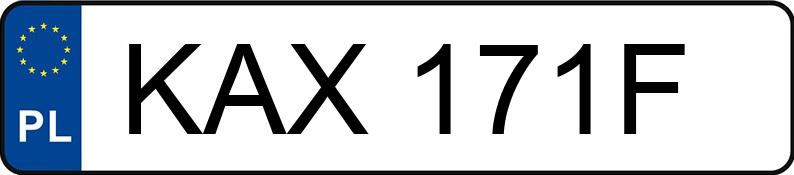 Numer rejestracyjny KAX 171F posiada FIAT SEICENTO - KAX171F