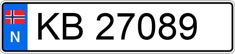 Numer rejestracyjny KB27089 posiada VOLVO S60 RS49K2??