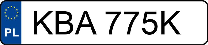 Numer rejestracyjny KBA 775K posiada SKODA Felicia 1.3 MR`94 GLXi - KBA775K