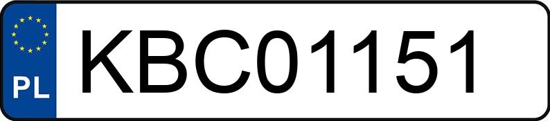 Numer rejestracyjny KBC 01151 posiada FORD Escort 1.6i MR`95 Fun - KBC01151