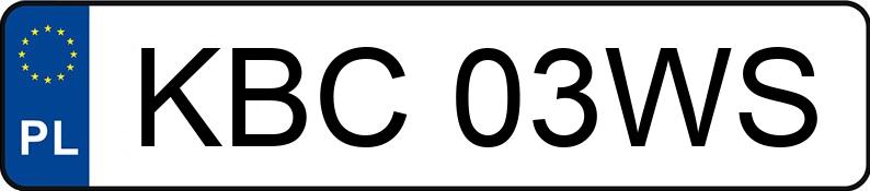 Numer rejestracyjny KBC 03WS posiada BMW 320 Diesel Kat. MR`98 E46 320 Diesel Kat. MR`98 E46 - KBC03WS