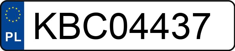 Numer rejestracyjny KBC 04437 posiada AUDI A3 - KBC04437 Numer rejestracyjny KBC 04437 posiada AUDI A3 - KBC04437