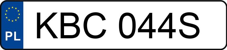 Numer rejestracyjny KBC 044S posiada AUDI A6 2.5 TDi Kat. C4 - KBC044S