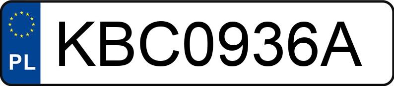 Numer rejestracyjny KBC 0936A posiada LANCIA Y - KBC0936A Numer rejestracyjny KBC 0936A posiada LANCIA Y - KBC0936A