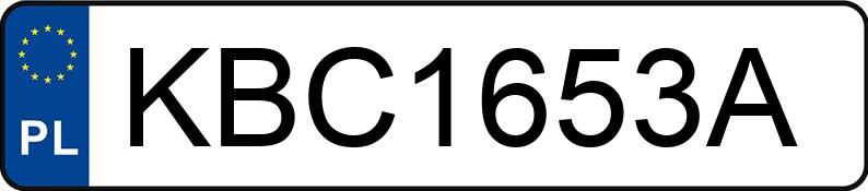 Numer rejestracyjny KBC 1653A posiada BMW 328 - KBC1653A