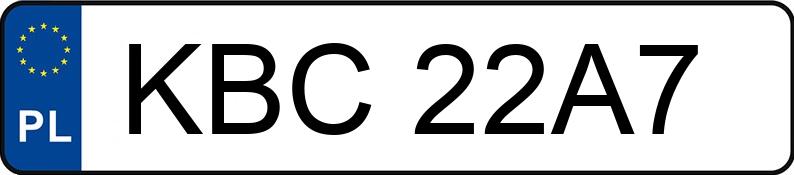 Numer rejestracyjny KBC 22A7 posiada PEUGEOT 208 - KBC22A7