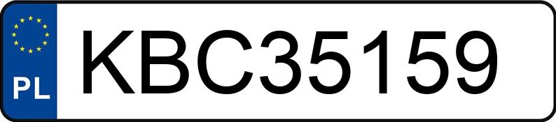 Numer rejestracyjny KBC 35159 posiada FIAT CINQUECENTO - KBC35159