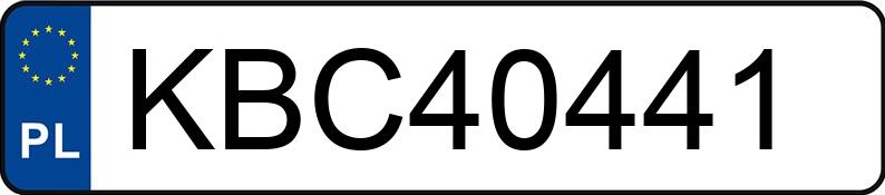 Numer rejestracyjny KBC 40441 posiada FORD MONDEO - KBC40441