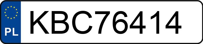 Numer rejestracyjny KBC 76414 posiada FORD FOCUS - KBC76414 Numer rejestracyjny KBC 76414 posiada FORD FOCUS - KBC76414