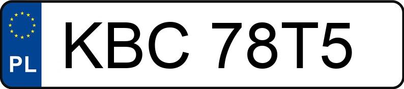 Numer rejestracyjny KBC 78T5 posiada MERCEDES-BENZ 230 E - KBC78T5