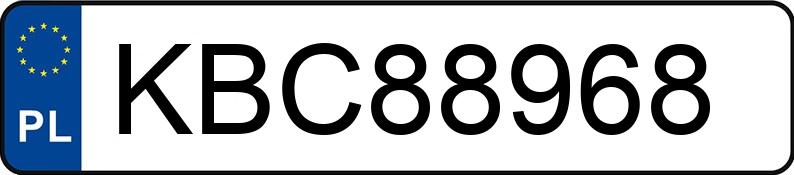 Numer rejestracyjny KBC 88968 posiada AUDI A3 - KBC88968 Numer rejestracyjny KBC 88968 posiada AUDI A3 - KBC88968