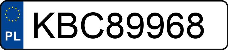 Numer rejestracyjny KBC 89968 posiada FIAT PANDA - KBC89968 Numer rejestracyjny KBC 89968 posiada FIAT PANDA - KBC89968