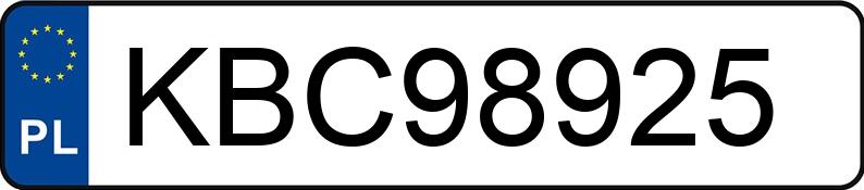 Numer rejestracyjny KBC 98925 posiada SCANIA P 320 E5 26.0t - KBC98925