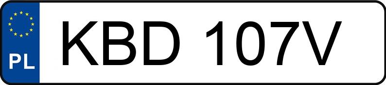 Numer rejestracyjny KBD 107V posiada VOLKSWAGEN Passat B5 1.9 TDI MR`96 E2 Basis - KBD107V Numer rejestracyjny KBD 107V posiada VOLKSWAGEN Passat B5 1.9 TDI MR`96 E2 Basis - KBD107V