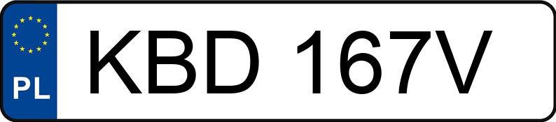 Numer rejestracyjny KBD 167V posiada SKODA FELICIA 1.3 LXI - KBD167V Numer rejestracyjny KBD 167V posiada SKODA FELICIA 1.3 LXI - KBD167V