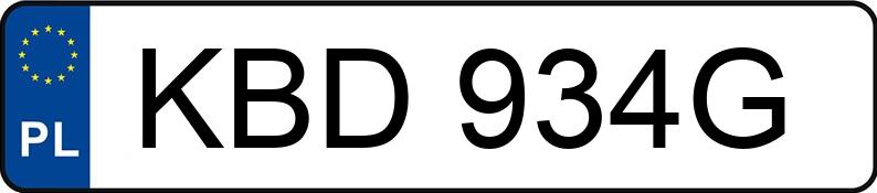 Numer rejestracyjny KBD 934G posiada SUZUKI Swift 1.0 MR`95 E1 GLX - KBD934G Numer rejestracyjny KBD 934G posiada SUZUKI Swift 1.0 MR`95 E1 GLX - KBD934G