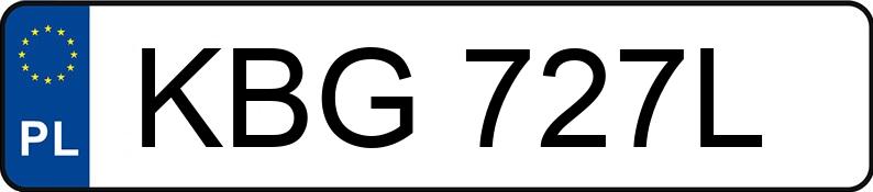 Numer rejestracyjny KBG 727L posiada FIAT UNO - KBG727L