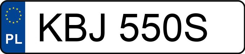 Numer rejestracyjny KBJ 550S posiada TOYOTA Yaris 1.0 MR`99 Luna - KBJ550S