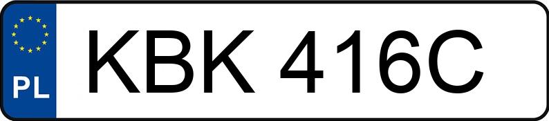 Numer rejestracyjny KBK 416C posiada TOYOTA Corolla Hatchback 1.4 MR`00 E3 Linea Terra - KBK416C Numer rejestracyjny KBK 416C posiada TOYOTA Corolla Hatchback 1.4 MR`00 E3 Linea Terra - KBK416C