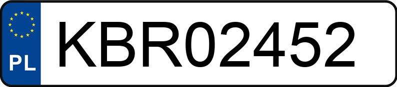 Numer rejestracyjny KBR 02452 posiada PEUGEOT 307 2.0 HDI MR`01 E3 XSI - KBR02452