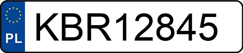 Numer rejestracyjny KBR 12845 posiada SEAT TOLEDO 2.3 - KBR12845